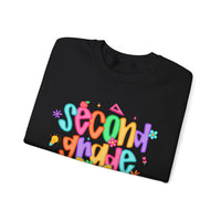 Coquette Second Grade Pencil Bow – Gildan Heavy Blend | Trendy Women’s Soft Sweatshirt. Direct to Garment. Printed & Shipped in the USA. Unisex Sizes.