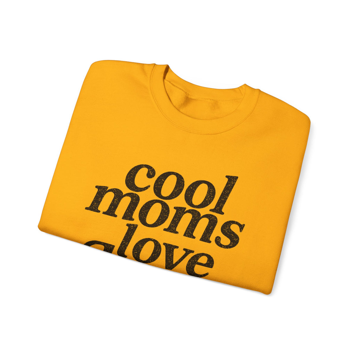 Cool Moms Love Jesus – Gildan Heavy Blend | Trendy Women’s Soft Sweatshirt. Direct to Garment. Printed & Shipped in the USA. Unisex Sizes.