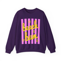 Beach Bum – Gildan Heavy Blend | Trendy Men's & Women’s Soft Sweatshirt. Direct to Garment. Printed & Shipped in the USA. Unisex Sizes.