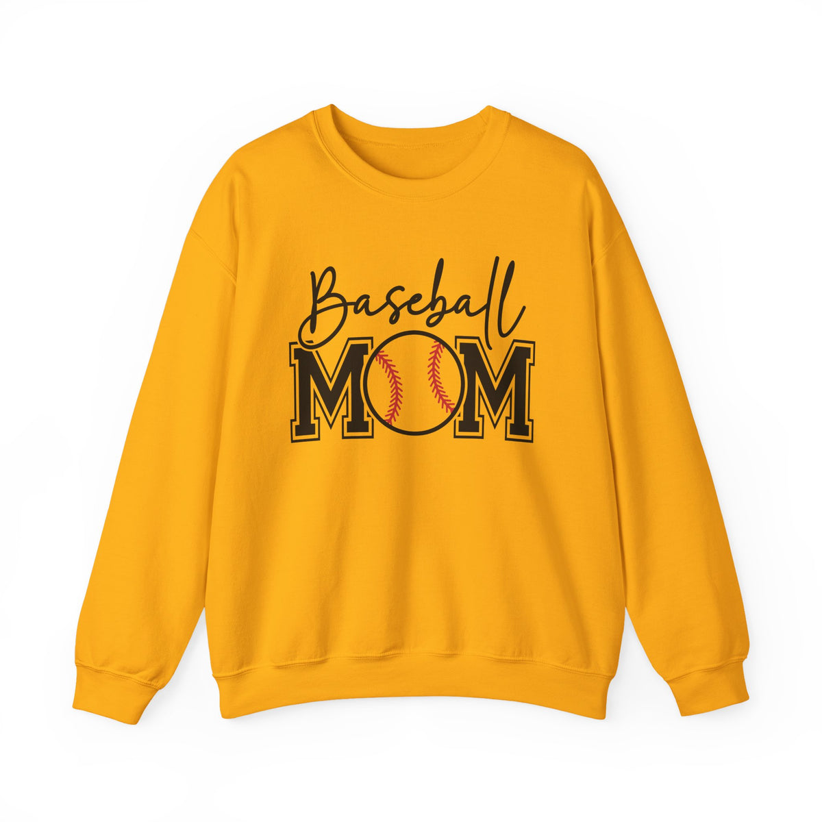 Baseball Mom – Gildan Heavy Blend | Trendy Women’s Soft Sweatshirt. Direct to Garment. Printed & Shipped in the USA. Unisex Sizes.