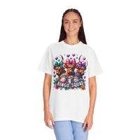 Cute Highland Cows Bingo Squad - Comfort Colors | Trendy Women's T-Shirt. Direct to Garment. Printed & Shipped in the USA. Unisex Sizes.