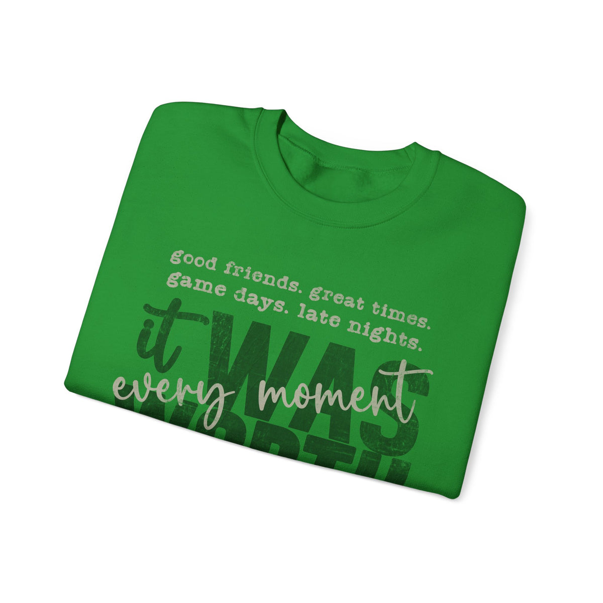 It Was Worth Every Moment | Class of 2026, Graduation – Gildan Heavy Blend | Trendy Women’s and Men's Soft Sweatshirt. Direct to Garment. Printed & Shipped in the USA. Unisex Sizes.