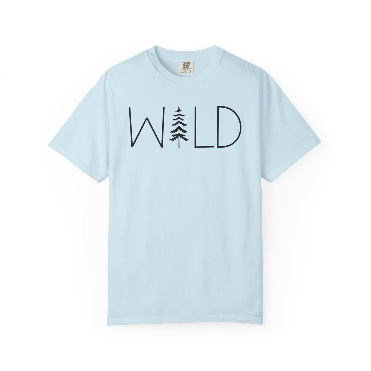 Wild Graphic, Nature, Pine Tree, Adventure - Comfort Colors | Trendy Men's and Women's T-Shirt. Direct to Garment. Printed & Shipped in the USA. Unisex Sizes.