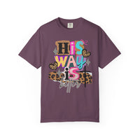 His Way Is Better, Patchwork - Comfort Colors | Trendy Women's T-Shirt. Direct to Garment. Printed & Shipped in the USA. Unisex Sizes.