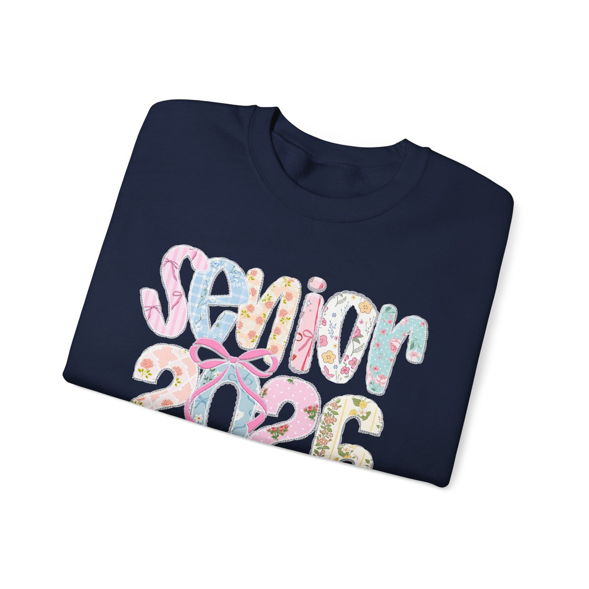 Class of 2026 Senior - Pink Coquette Bow – Gildan Heavy Blend | Trendy Women’s Soft Sweatshirt. Direct to Garment. Printed & Shipped in the USA. Unisex Sizes.