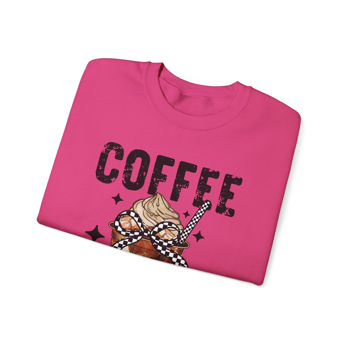 Coffee Changes Everything, Iced Coffee, Coffee Lovers – Gildan Heavy Blend | Trendy Women’s Soft Sweatshirt. Direct to Garment. Printed & Shipped in the USA. Unisex Sizes.