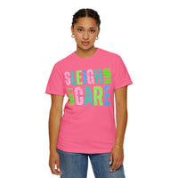 Sleigh Hair Don't Care, Funny Christmas Graphic Tee - Comfort Colors | Trendy Women's T-Shirt. Direct to Garment. Printed & Shipped in the USA. Unisex Sizes.