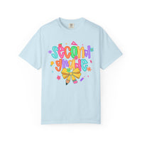 Coquette Second Grade Pencil Bow - Comfort Colors | Trendy Women's T-Shirt. Direct to Garment. Printed & Shipped in the USA. Unisex Sizes.
