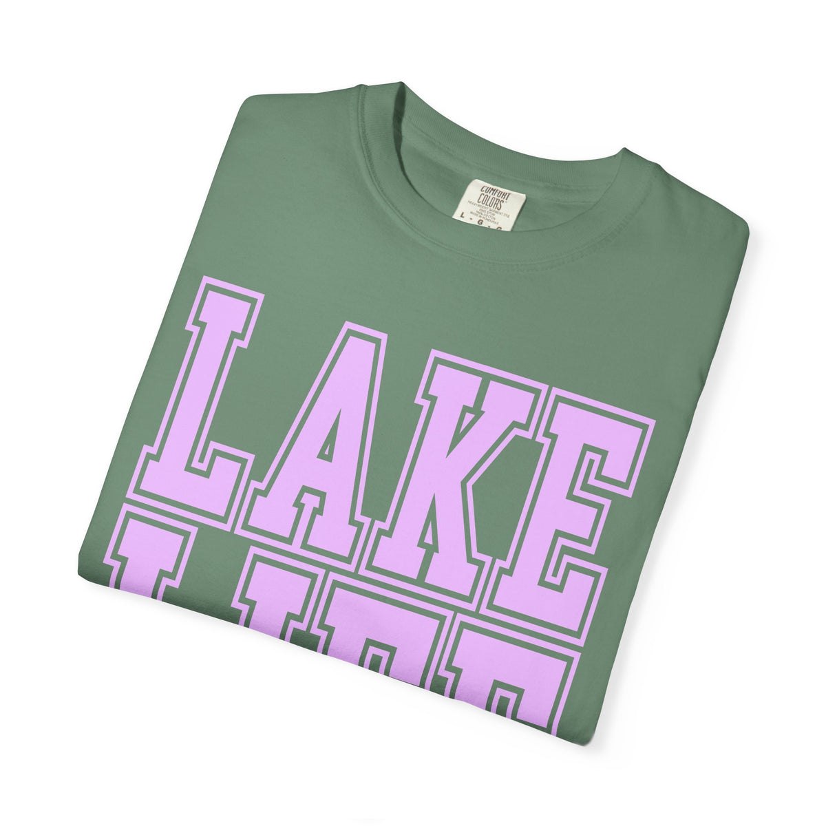 Lake Life - Comfort Colors | Trendy Men's & Women's T-Shirt. Direct to Garment. Printed & Shipped in the USA. Unisex Sizes.