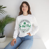 Everybody In The Pub Gettin' Tipsy – Gildan Heavy Blend | Trendy Women’s and Men's Soft Sweatshirt. Direct to Garment. Printed & Shipped in the USA. Unisex Sizes.