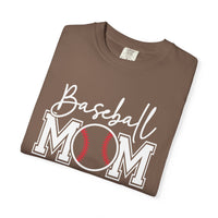 Baseball Mom - Comfort Colors | Trendy Women's T-Shirt. Direct to Garment. Printed & Shipped in the USA. Unisex Sizes.
