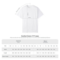 Highland Cow - Pink Heart Shaped Glasses - Comfort Colors | Trendy Women's T-Shirt. Direct to Garment. Printed & Shipped in the USA. Unisex Sizes.