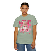 Merry Christmas — Cute Pink Bubblegum Nutcracker  - Comfort Colors | Trendy Women's T-Shirt. Direct to Garment. Printed & Shipped in the USA. Unisex Sizes.