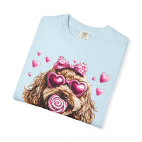Goldendoodle Love - Comfort Colors | Trendy Women's T-Shirt. Direct to Garment. Printed & Shipped in the USA. Unisex Sizes.