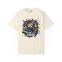 Gaming Headset I Can't Hear You, I'm Gaming - Comfort Colors | Trendy Men's And Women's T-Shirt. Direct to Garment. Printed & Shipped in the USA. Unisex Sizes.