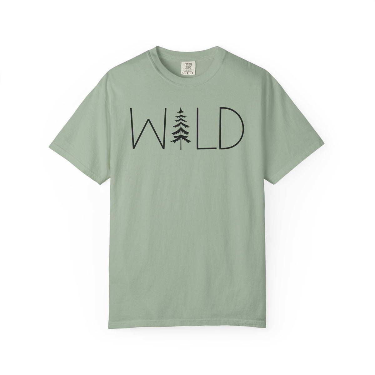 Wild Graphic, Nature, Pine Tree, Adventure - Comfort Colors | Trendy Men's and Women's T-Shirt. Direct to Garment. Printed & Shipped in the USA. Unisex Sizes.