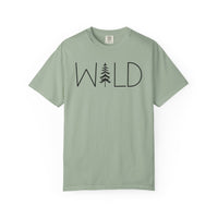 Wild Graphic, Nature, Pine Tree, Adventure - Comfort Colors | Trendy Men's and Women's T-Shirt. Direct to Garment. Printed & Shipped in the USA. Unisex Sizes.