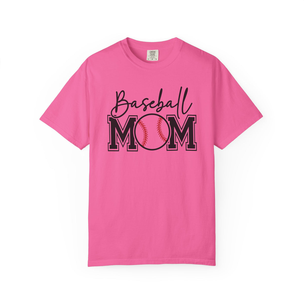 Baseball Mom - Comfort Colors | Trendy Women's T-Shirt. Direct to Garment. Printed & Shipped in the USA. Unisex Sizes.