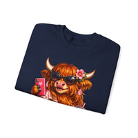 Highland Diva – Gildan Heavy Blend | Trendy Women’s Soft Sweatshirt. Direct to Garment. Printed & Shipped in the USA. Unisex Sizes.