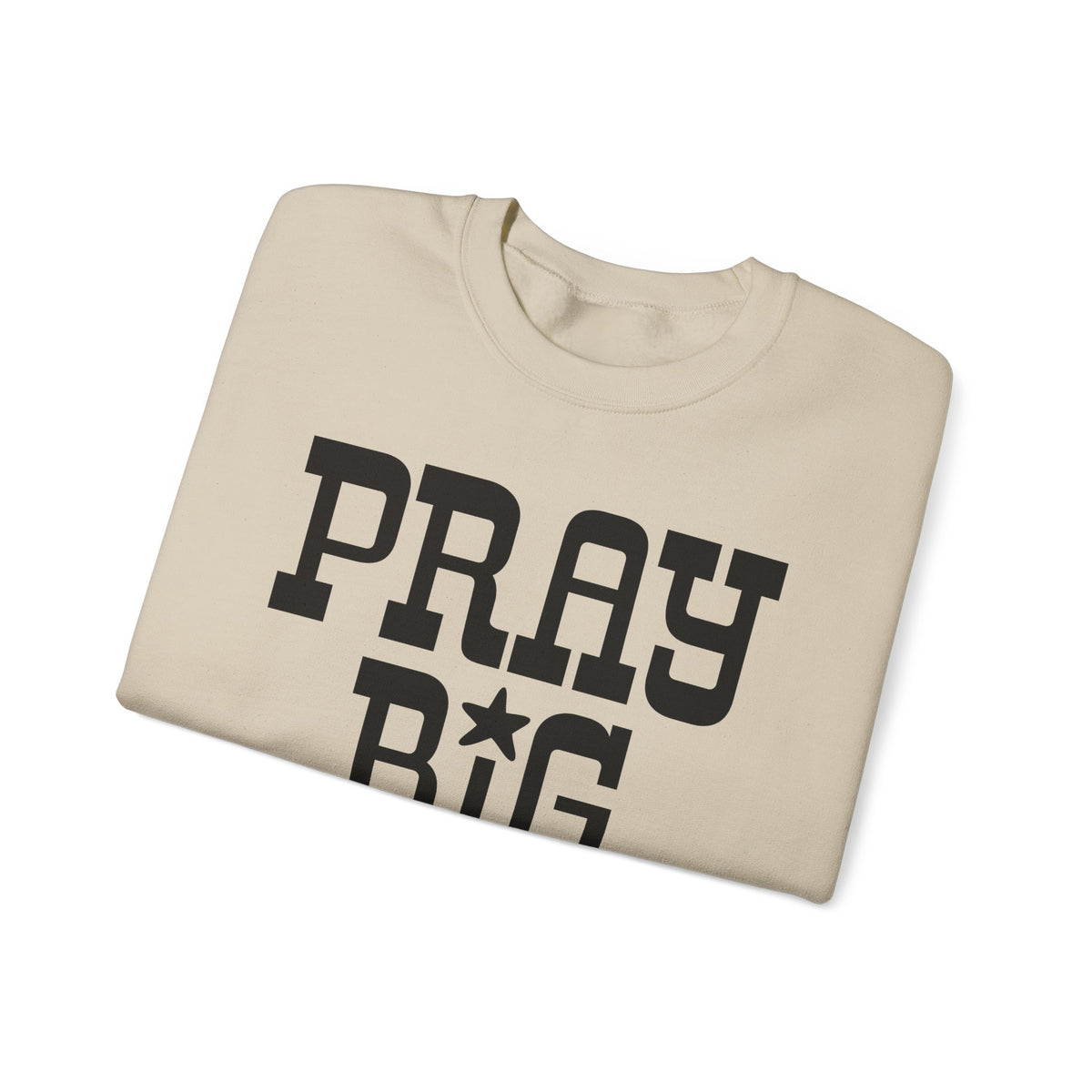 Pray Big Y'all – Gildan Heavy Blend | Trendy Women’s and Men's Soft Sweatshirt. Direct to Garment. Printed & Shipped in the USA. Unisex Sizes.