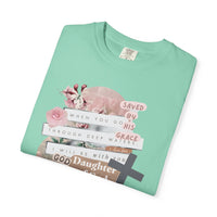 Christian Scrapbook - Comfort Colors | Trendy Women's T-Shirt. Direct to Garment. Printed & Shipped in the USA. Unisex Sizes.