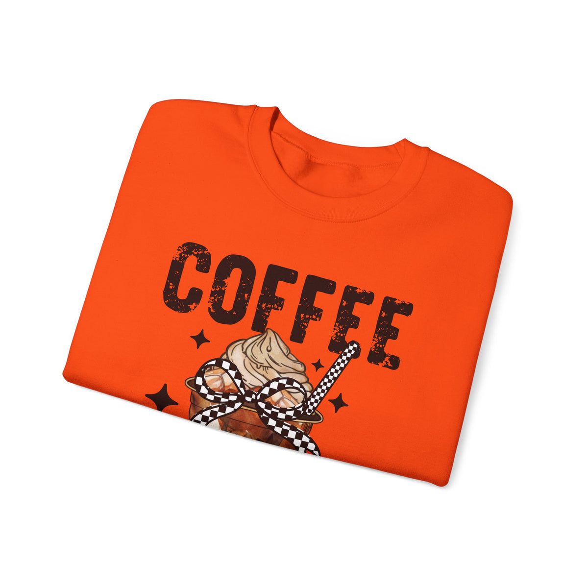 Coffee Changes Everything, Iced Coffee, Coffee Lovers – Gildan Heavy Blend | Trendy Women’s Soft Sweatshirt. Direct to Garment. Printed & Shipped in the USA. Unisex Sizes.