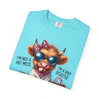 I'm Not a Hot Mess, I'm a Spicy Disaster - Comfort Colors | Trendy Women's T-Shirt. Direct to Garment. Printed & Shipped in the USA. Unisex Sizes.
