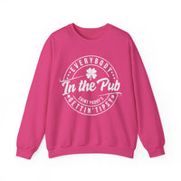 Everybody In The Pub Gettin' Tipsy – Gildan Heavy Blend | Trendy Women’s and Men's Soft Sweatshirt. Direct to Garment. Printed & Shipped in the USA. Unisex Sizes.