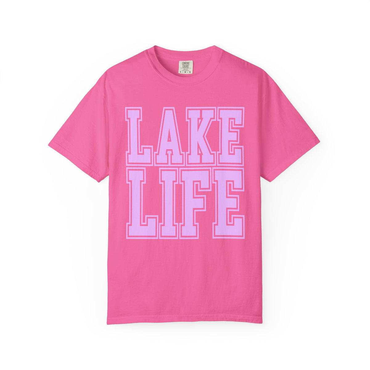 Lake Life - Comfort Colors | Trendy Men's & Women's T-Shirt. Direct to Garment. Printed & Shipped in the USA. Unisex Sizes.