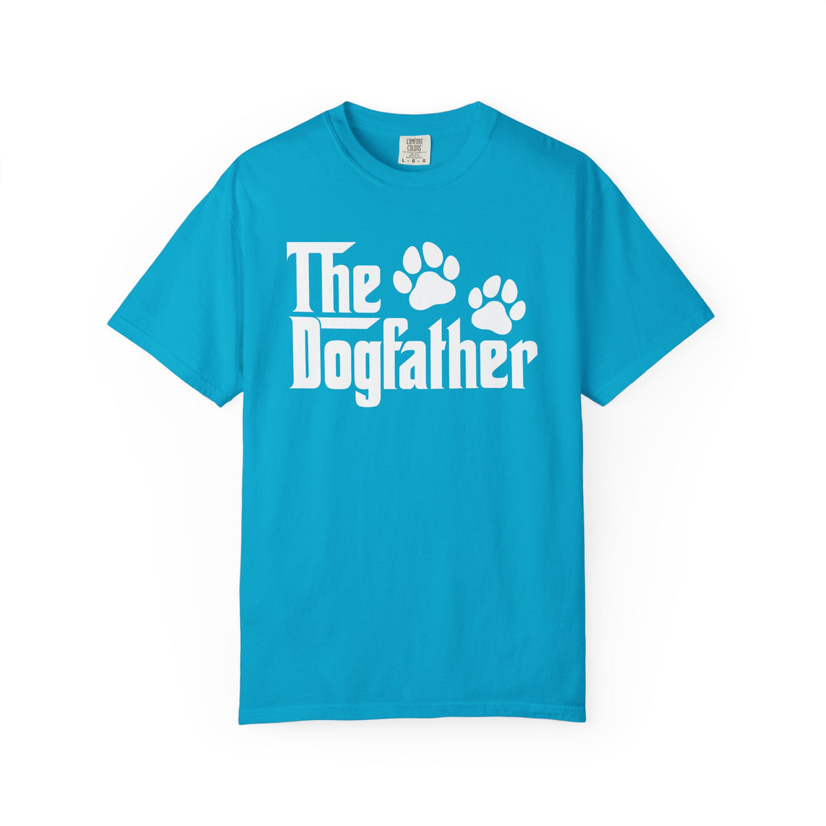 The DogFather - Comfort Colors | Trendy Men's T-Shirt. Direct to Garment. Printed & Shipped in the USA. Unisex Sizes.