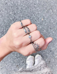 "Promise" Silver-Colored Promise Ring