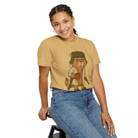 Litter's Full, Funny Cat - Comfort Colors | Trendy Men's and Women's T-Shirt. Direct to Garment. Printed & Shipped in the USA. Unisex Sizes.