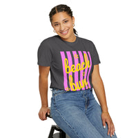 Beach Bum - Comfort Colors | Trendy Men's & Women's T-Shirt. Direct to Garment. Printed & Shipped in the USA. Unisex Sizes.