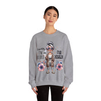 Retired Not Expired, Leopard Funny Grandma – Gildan Heavy Blend | Trendy Women’s Soft Sweatshirt. Direct to Garment. Printed & Shipped in the USA. Unisex Sizes.