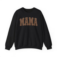 Mama, Faux Knit – Gildan Heavy Blend | Trendy Women’s Soft Sweatshirt. Direct to Garment. Printed & Shipped in the USA. Unisex Sizes.