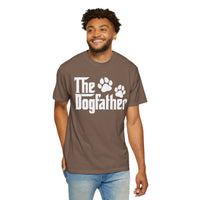 The DogFather - Comfort Colors | Trendy Men's T-Shirt. Direct to Garment. Printed & Shipped in the USA. Unisex Sizes.