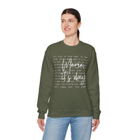 Mama It's Okay – Gildan Heavy Blend | Trendy Women’s Soft Sweatshirt. Direct to Garment. Printed & Shipped in the USA. Unisex Sizes.