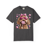 Goldendoodle Love - Comfort Colors | Trendy Women's T-Shirt. Direct to Garment. Printed & Shipped in the USA. Unisex Sizes.