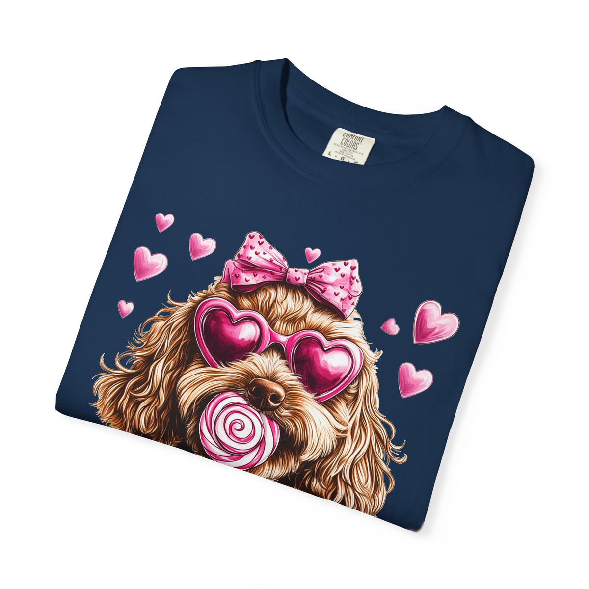 Goldendoodle Love - Comfort Colors | Trendy Women's T-Shirt. Direct to Garment. Printed & Shipped in the USA. Unisex Sizes.