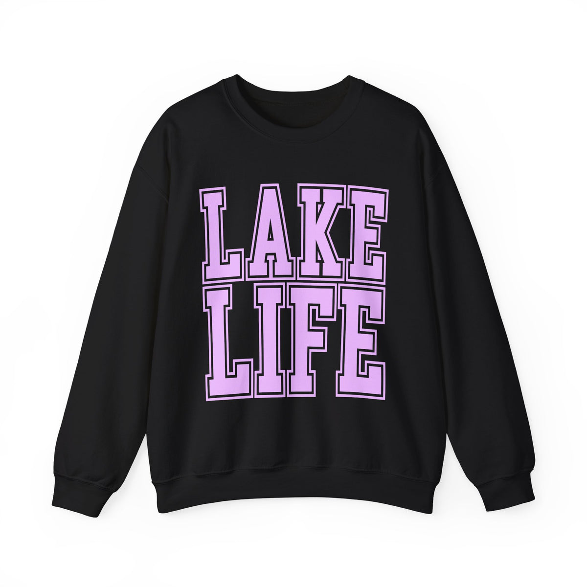 Lake Life – Gildan Heavy Blend | Trendy Men's & Women’s Soft Sweatshirt. Direct to Garment. Printed & Shipped in the USA. Unisex Sizes.