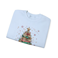 All Booked For Christmas – Gildan Heavy Blend | Trendy Women’s Soft Sweatshirt. Direct to Garment. Printed & Shipped in the USA. Unisex Sizes.