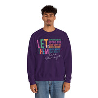 Let Them - Keep Shining – Gildan Heavy Blend | Trendy Women’s Soft Sweatshirt. Direct to Garment. Printed & Shipped in the USA. Unisex Sizes.