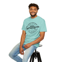 Best Grandpa, Approved by the Grandkids - Comfort Colors | Trendy Men's T-Shirt. Direct to Garment. Printed & Shipped in the USA. Unisex Sizes.