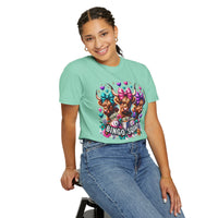 Cute Highland Cows Bingo Squad - Comfort Colors | Trendy Women's T-Shirt. Direct to Garment. Printed & Shipped in the USA. Unisex Sizes.