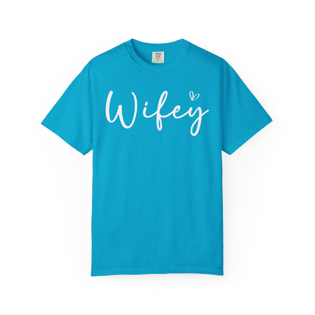 Wifey - Comfort Colors | Trendy Women's T-Shirt. Direct to Garment. Printed & Shipped in the USA. Unisex Sizes.