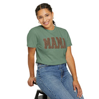 Mama, Faux Knit - Comfort Colors | Trendy Women's T-Shirt. Direct to Garment. Printed & Shipped in the USA. Unisex Sizes.