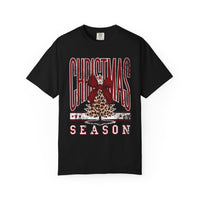 Christmas Season Leopard Tree  - Comfort Colors | Trendy Women's T-Shirt. Direct to Garment. Printed & Shipped in the USA. Unisex Sizes.