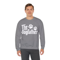 The DogFather – Gildan Heavy Blend | Trendy Men's Soft Sweatshirt. Direct to Garment. Printed & Shipped in the USA. Unisex Sizes.