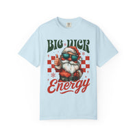 Big Nick Energy - Retro Santa Thumbs Up  - Comfort Colors | Trendy Women's T-Shirt. Direct to Garment. Printed & Shipped in the USA. Unisex Sizes.