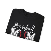 Baseball Mom – Gildan Heavy Blend | Trendy Women’s Soft Sweatshirt. Direct to Garment. Printed & Shipped in the USA. Unisex Sizes.